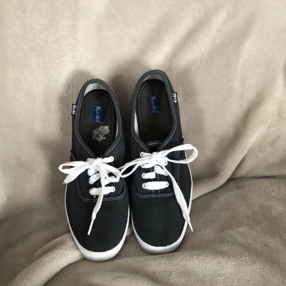Navy blue Keds sneakers